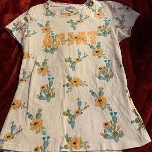 Ariat floral white shirt